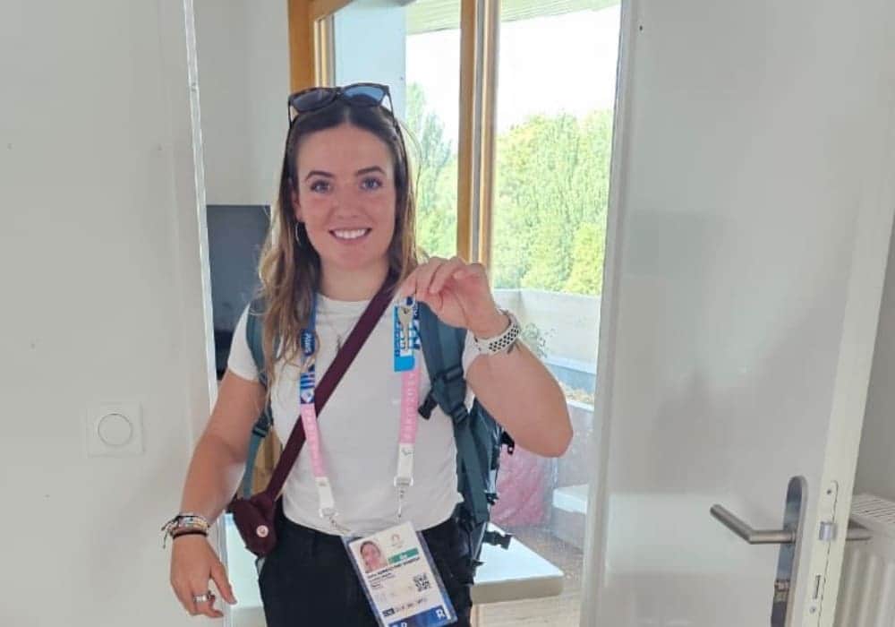 Sofía Reinoso es la primera atleta mexicana que se instala en la Villa Olímpica de París