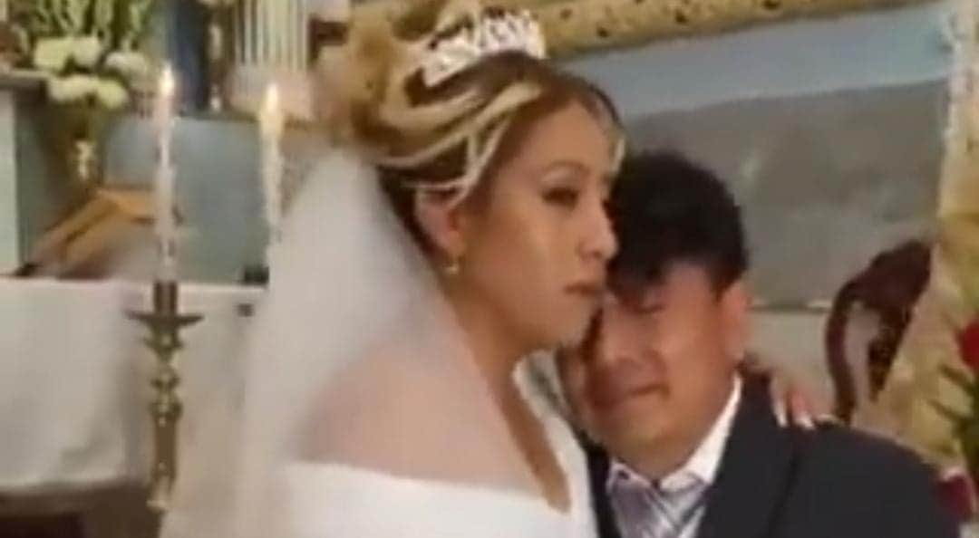 Video: Novio llega borracho a su boda en Puebla; bebió de más en la despedida de soltero