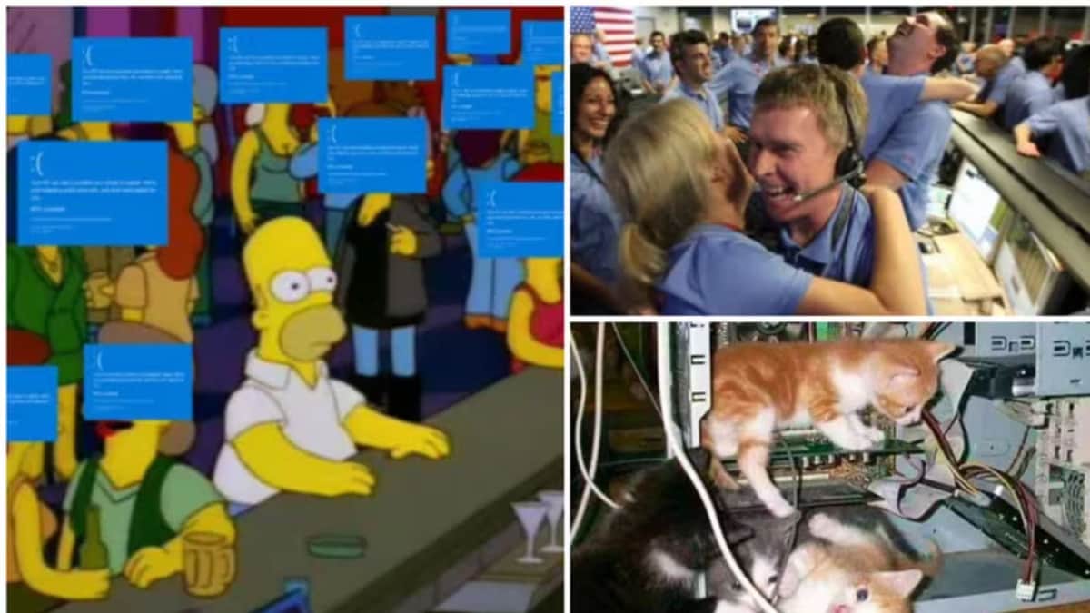 “Se rompió Windows”: los mejores memes sobre la caída global de Microsoft