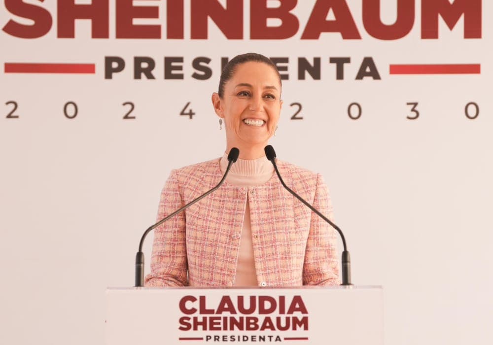 Claudia Sheinbaum dice que AMLO es “el mejor presidente” que ha tenido México