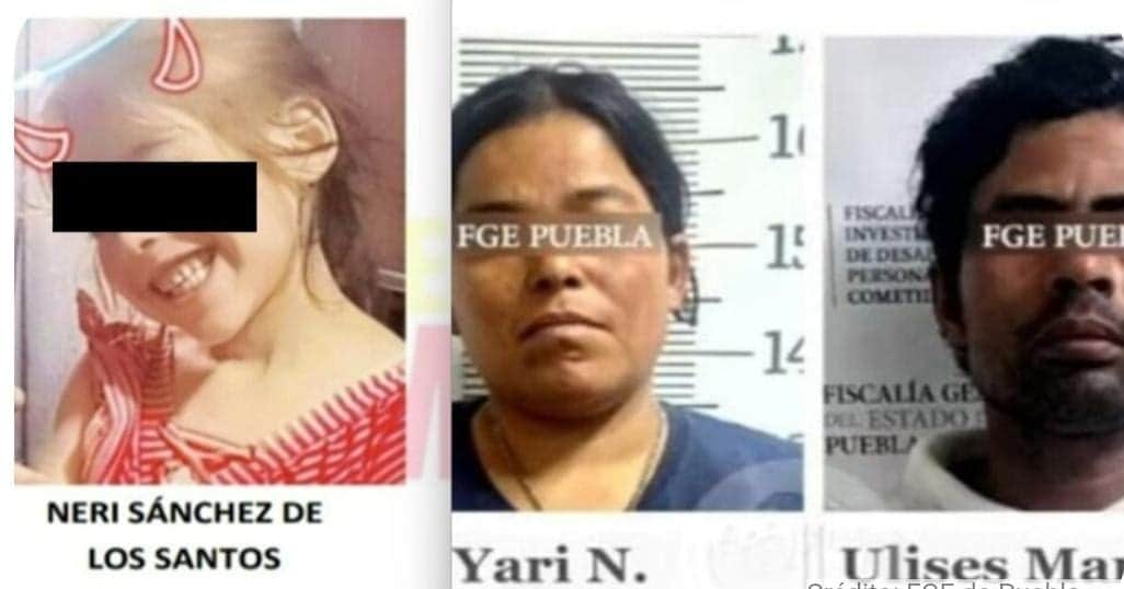 Menor reportada como desaparecida en Puebla en 2023 fue asesinada por sus padres: Fiscalía