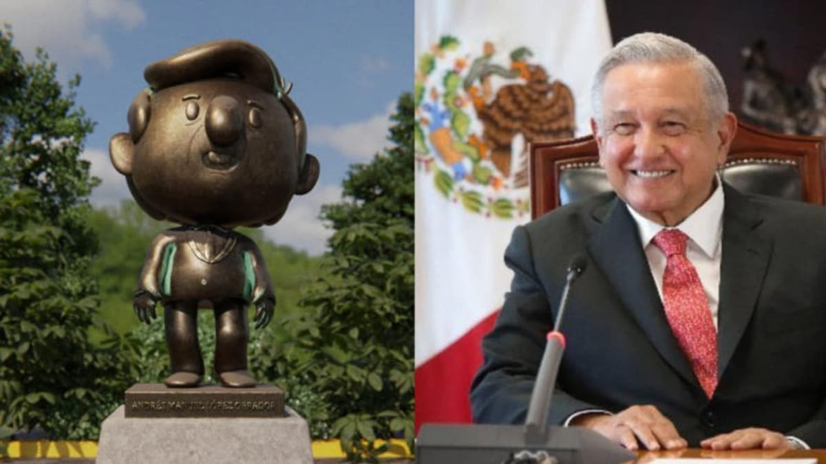 “Aún no te has ido y yo ya te puse un monumento”, diseñadora crea con IA estatua de AMLO