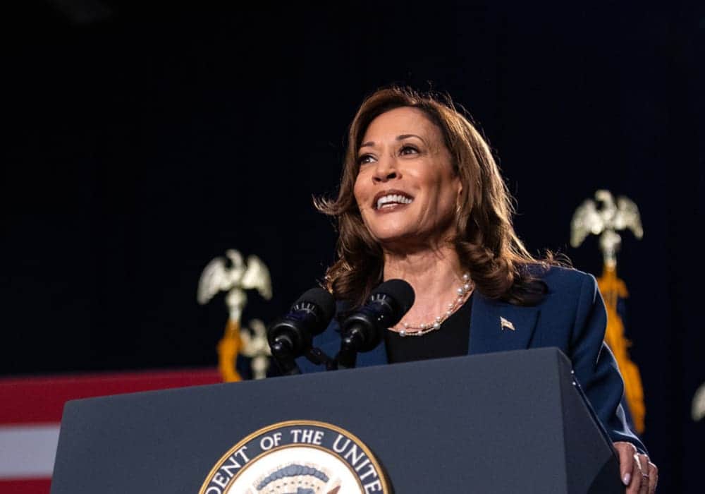 Kamala Harris confirmó que será candidata presidencial en Estados Unidos