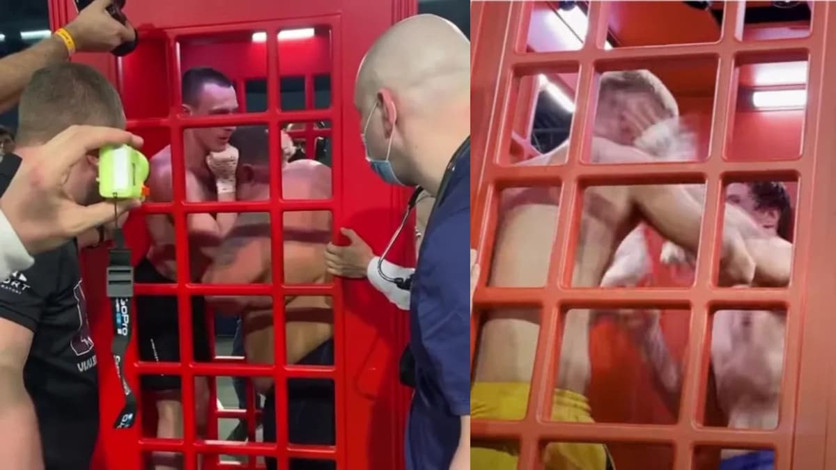 Surge el "Telephone Boxing" en Rusia; peleadores no tienen oportunidad de esquivar los golpes