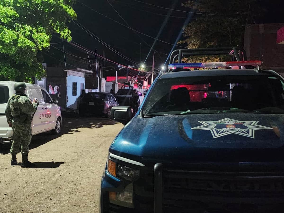 Balacera en una fiesta de cumpleaños deja dos muertos y cuatro heridos en Culiacán