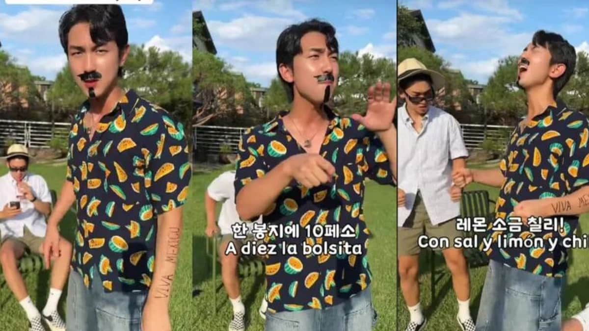 VIDEO: Coreano se vuelve tendencia al cantar “Cahuates, pistaches” en su idioma