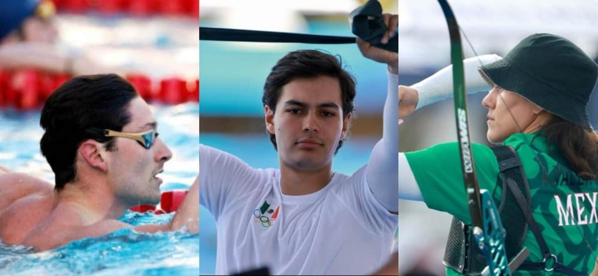 Video: Mexicanos avanzan a las siguientes rondas en tiro con arco y natación en París 2024