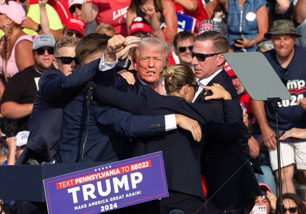 Revelan video del atentado contra Trump desde el techo en que le dispararon