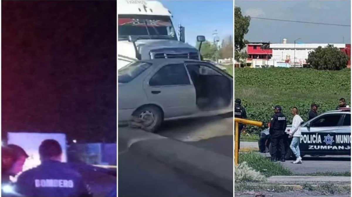 Carretera México-Pachuca amanece con hallazgo de cabeza humana y accidentes mortales