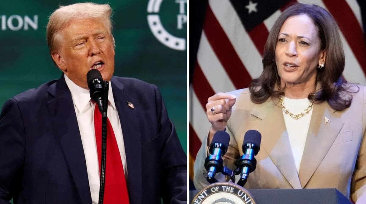 Donald Trump se niega a asistir a debate con Kamala Harris en septiembre