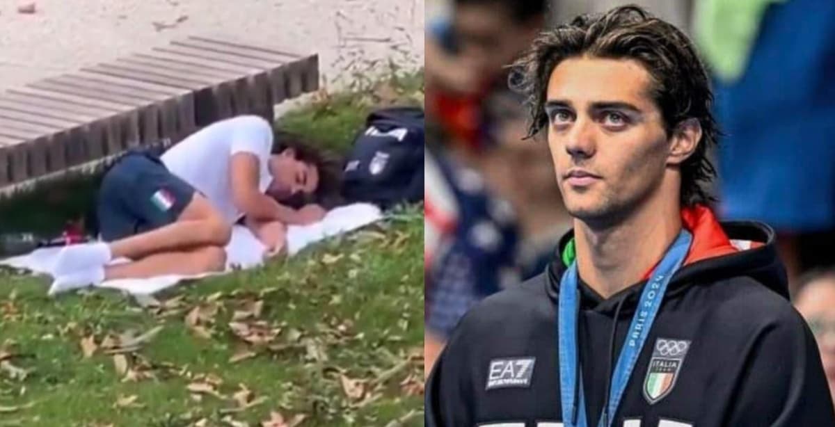 Captan a medallista de oro en París 2024 durmiendo en un parque tras quejarse de la Villa Olímpica