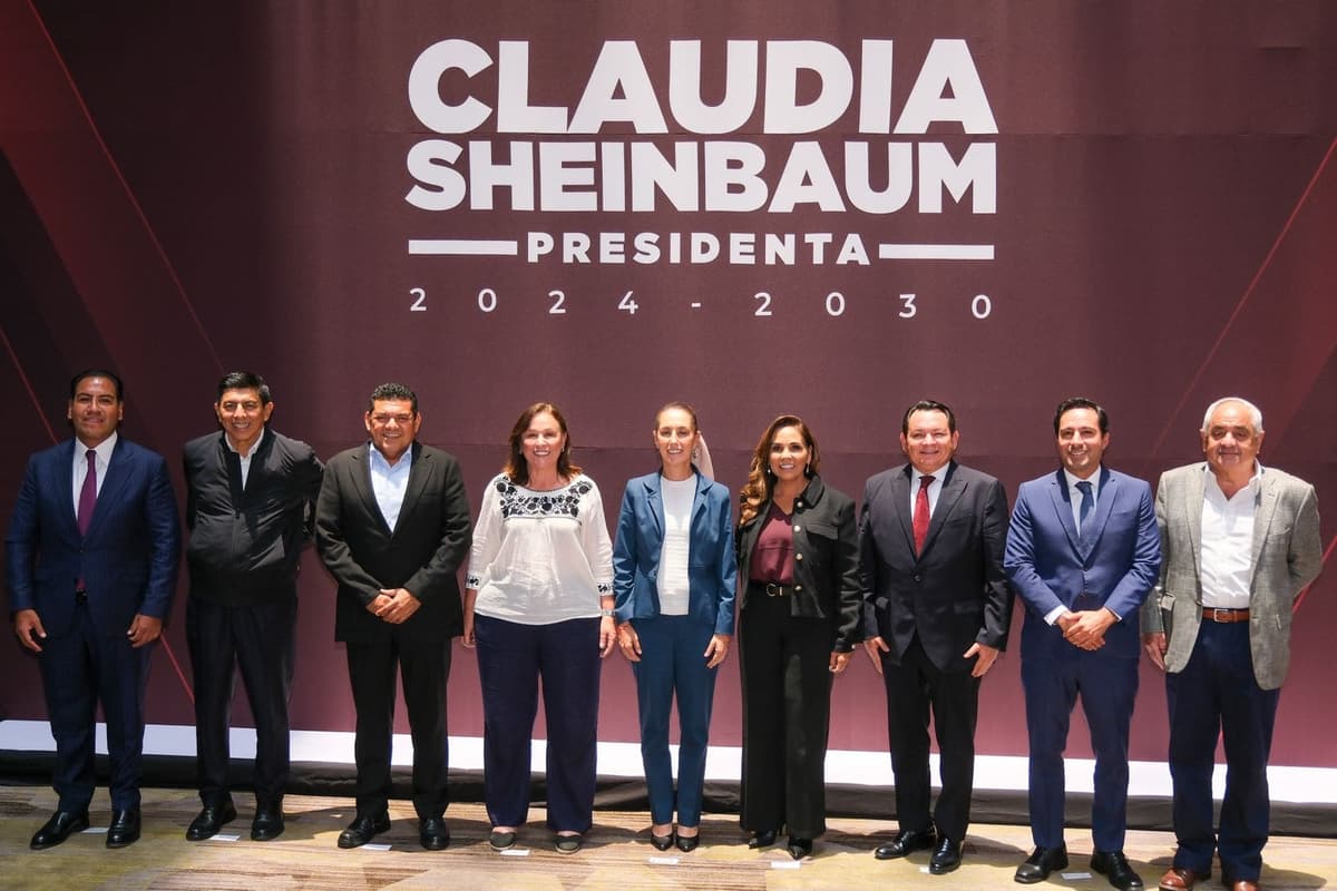 Anuncia Claudia Sheinbaum proyectos estratégicos prioritarios para el sureste como el tren de carga del Tren Maya con el respaldo de Mara Lezama