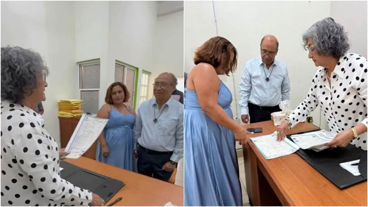 Sacerdote cuelga el hábito y se casa con una migrante en Oaxaca