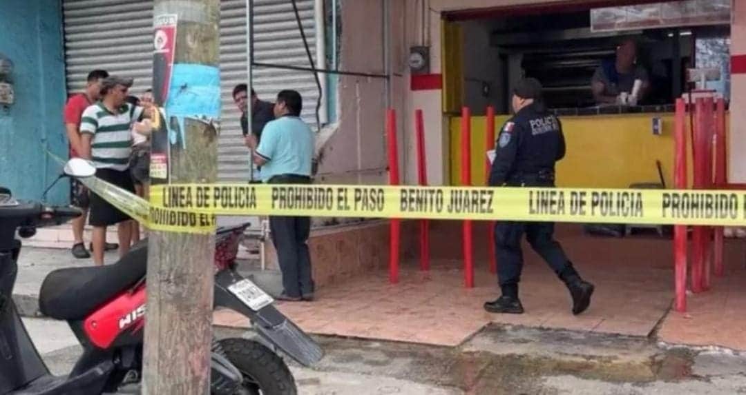 Disparan contra popular negocio de comida en El Crucero de Cancún por presunto cobro de piso