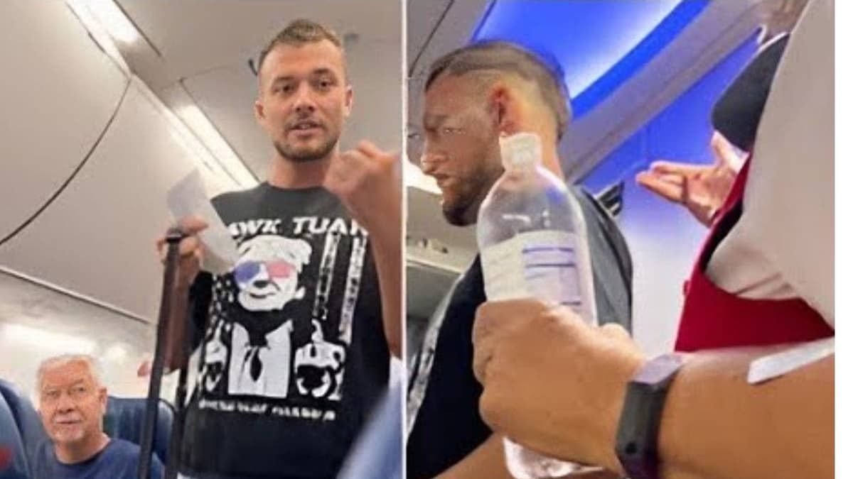Expulsan a hombre de vuelo en Delta por usar camiseta de Donald Trump