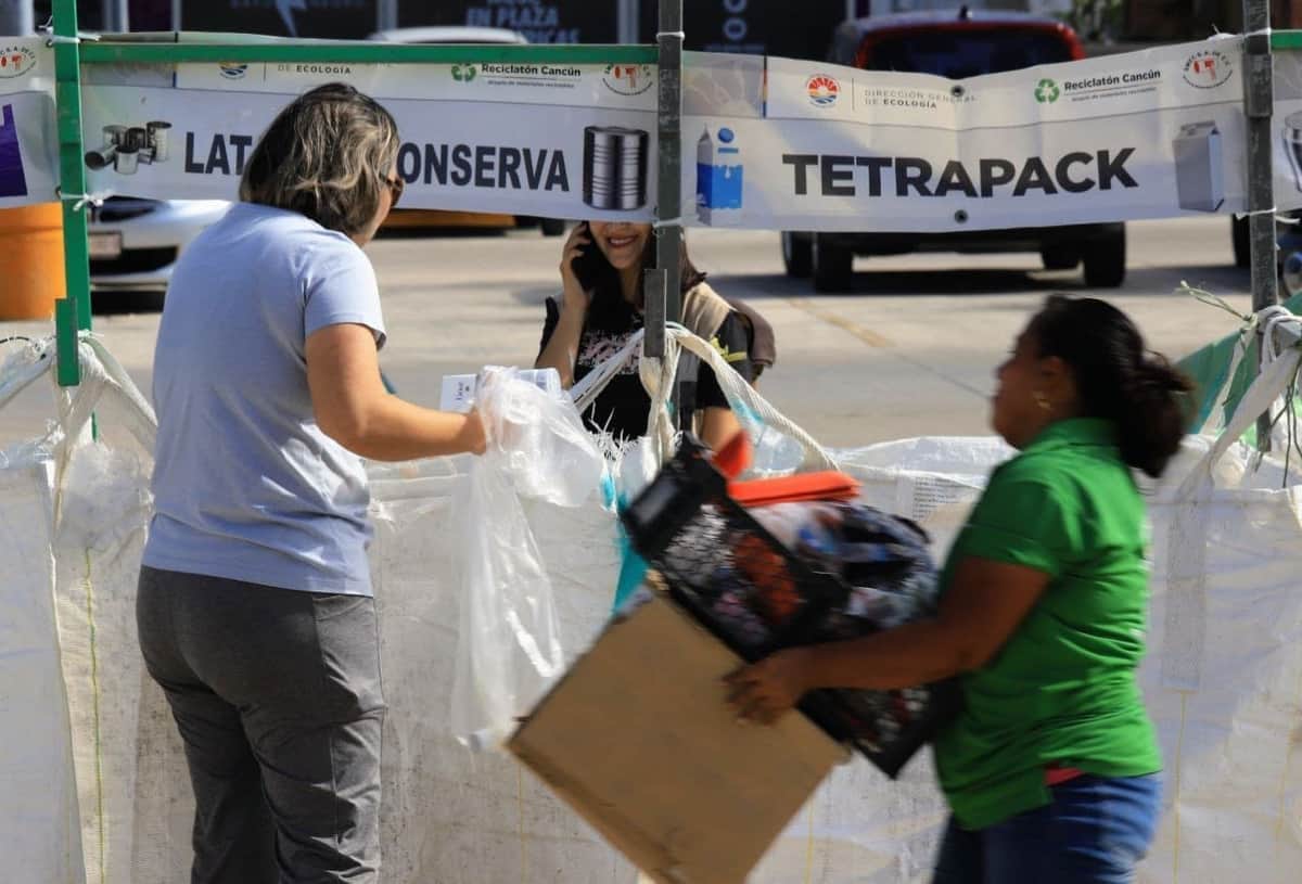 Este viernes hay una jornada más de "Reciclatón" en Playa del Carmen