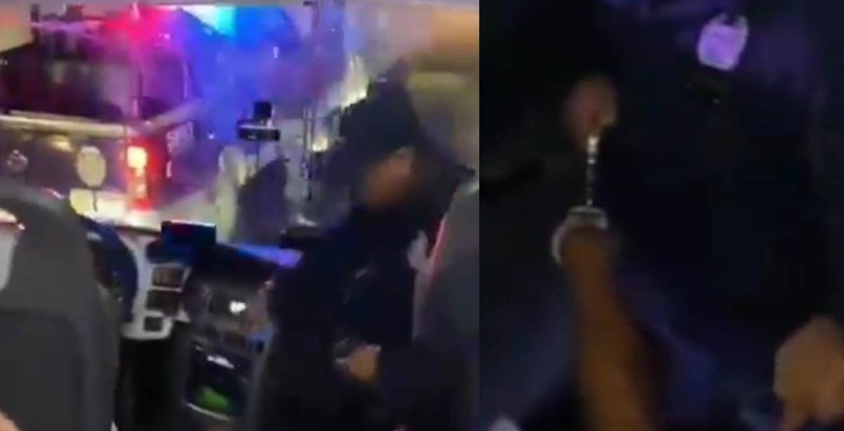 Video: Exhiben a policías de Cancún que detuvieron con violencia a chofer de transporte de personal