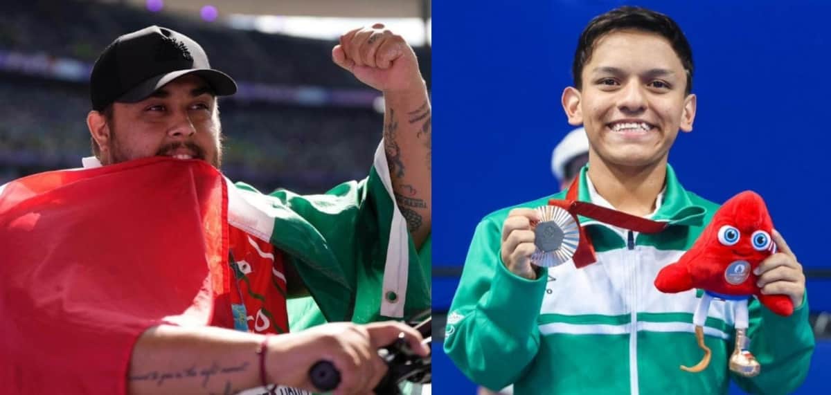 Mexicanos Edgar Ulises Fuentes y Jesús Alberto Gutiérrez ganan plata y bronce en Paralímpicos de París 2024