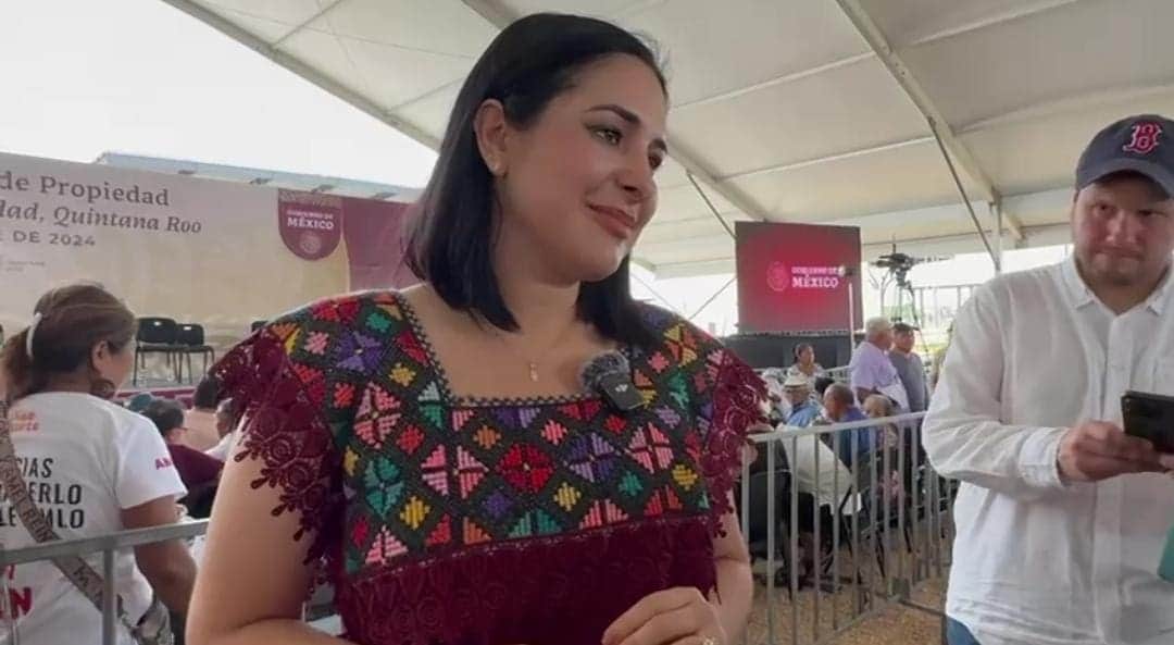 Vecinos de la Colosio tienen sus títulos de propiedad gracias a AMLO y Mara Lezama: Estefanía Mercado