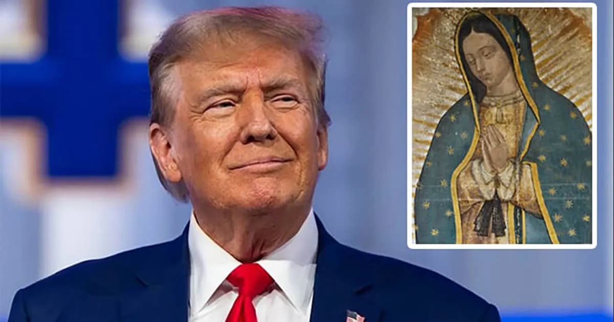 "Feliz cumpleaños Mary": Trump celebra a la Virgen de Guadalupe en septiembre