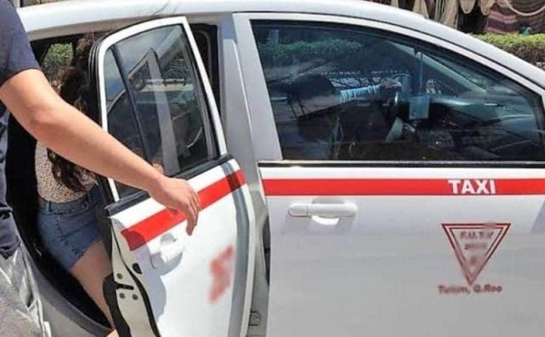 Sujetos armados levantan a un taxista con todo y su pasajero en Tulum