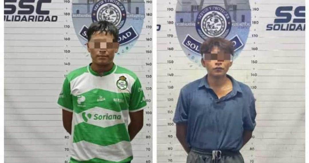 Detienen a dos sujetos por golpear a dos mujeres en Playa del Carmen