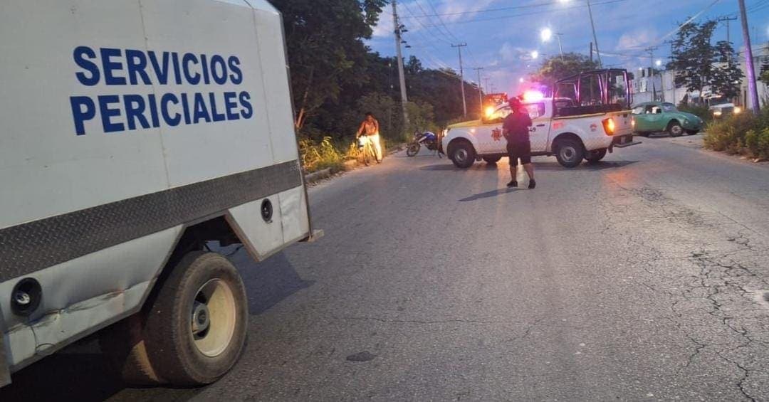 Fallecen dos motociclistas tras choque en el Arco Vial de Cancún