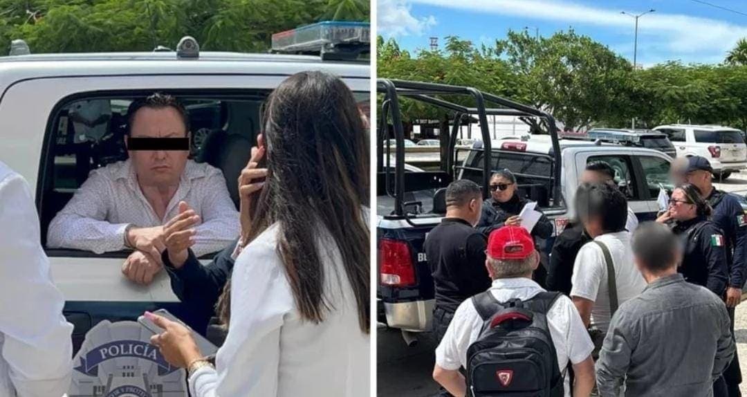 Detienen al gerente y al abogado de un Banorte en la avenida Tulum de Cancún