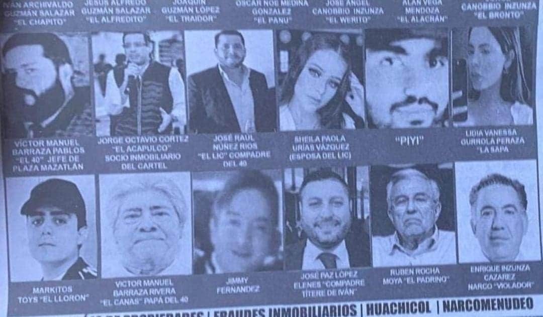 Aparecen volantes en Sinaloa en los que involucran al gobernador de Sinaloa con "Los Chapitos"