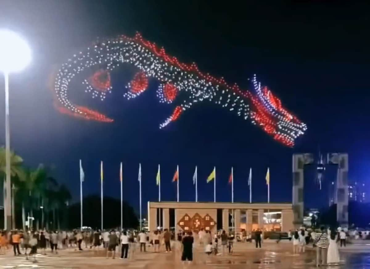 VIDEO: China rompe récord mundial con show de 10 mil drones