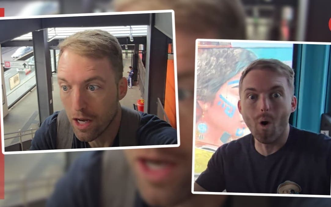 VIDEO: Extranjero queda sorprendido con el transporte público de la CDMX