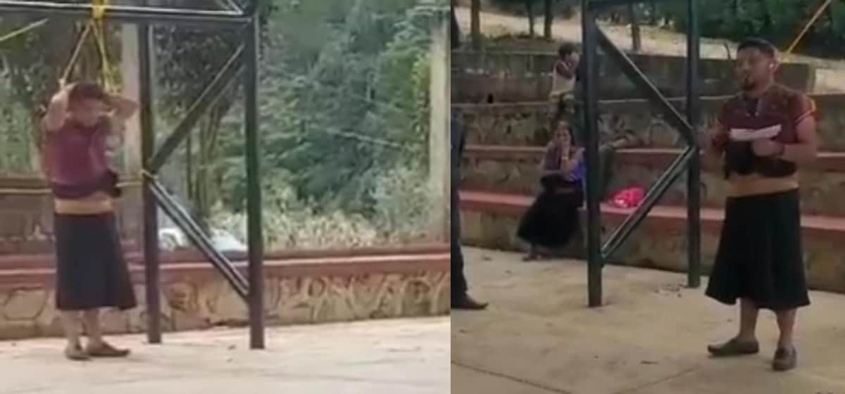 Video: Retienen a alcalde en Chiapas y lo visten de mujer por no hacer su trabajo