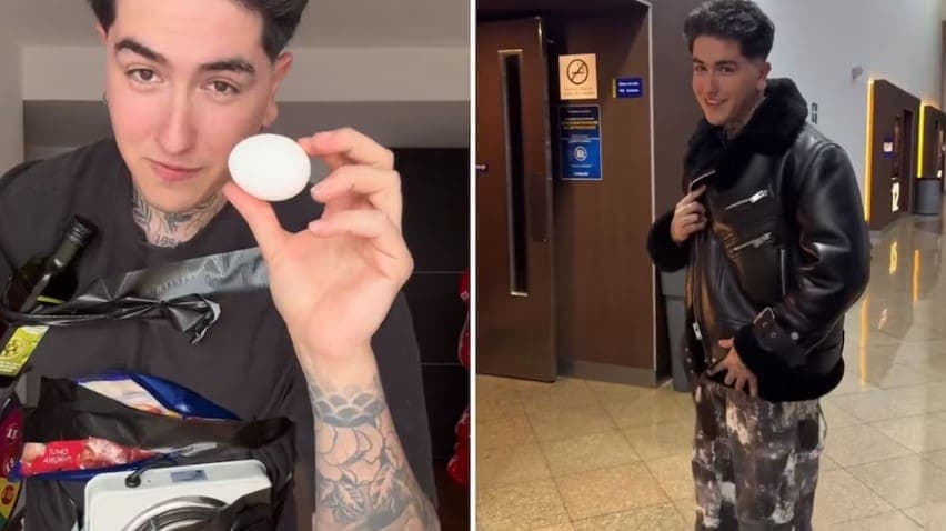 Video: Tiktoker se viraliza al preparar unos huevos con tocino en plena sala de cine en CDMX