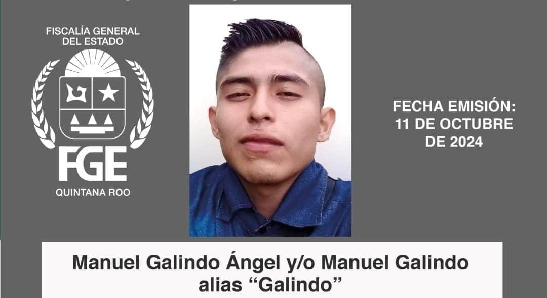 Ofrecen recompensa de 700 mil pesos por sujeto vinculado a un caso de desaparición en Cancún