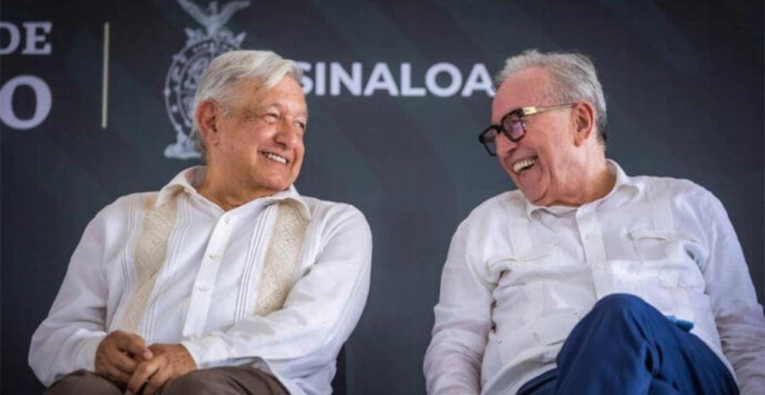 Rubén Rocha Moya, gobernador de Sinaloa, asegura que si algo le pasa será culpa de la prensa