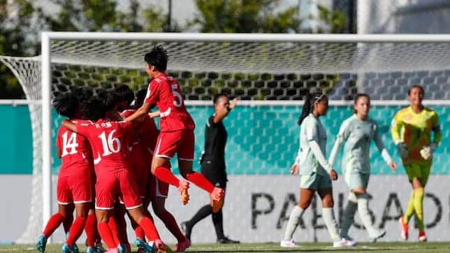 México cae goleado ante Corea del Norte en inicio del Mundial Femenino Sub-17