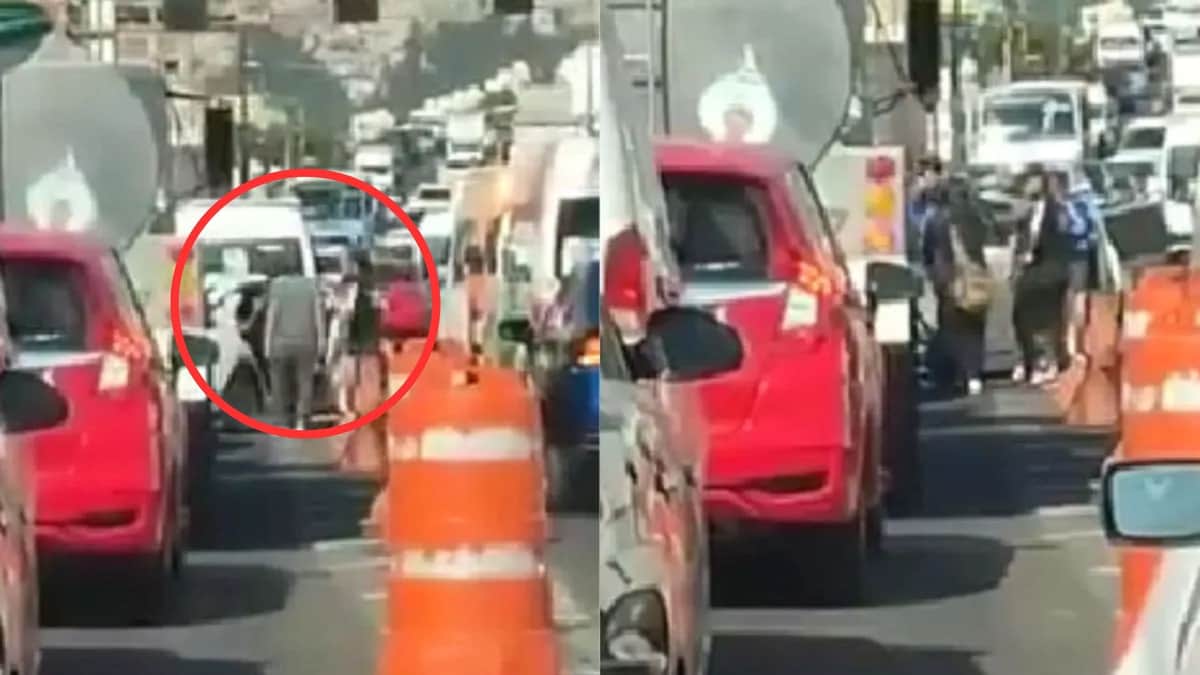 Video: Franeleros agreden a automovilista presuntamente por no darles propina