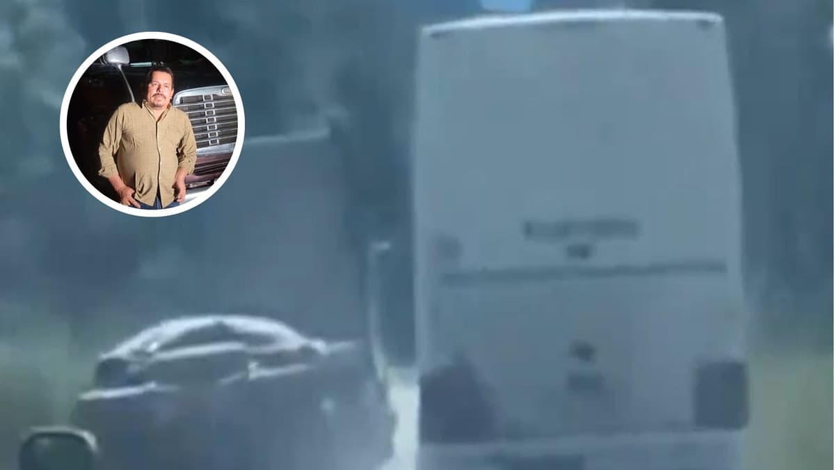 Video: Trailero salva la vida de 50 personas que viajaban en un autobús sin frenos en Honduras