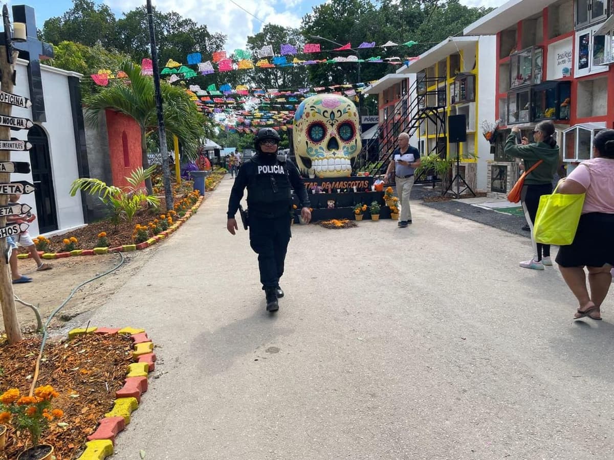 Operativo Día de Muertos: Reforzarán seguridad en Playa del Carmen con motivo de la festividad de Todos Santos