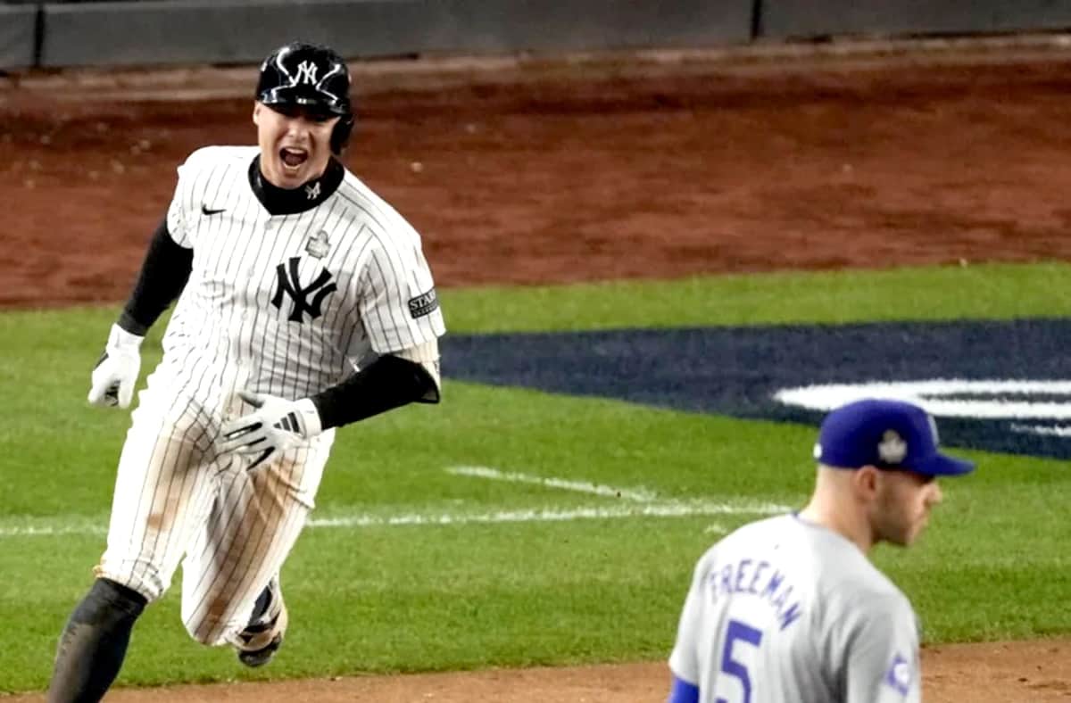 Video: Yanquis apalea 11-4 a Dodgers y alarga la Serie Mundial; quinto juego esta noche