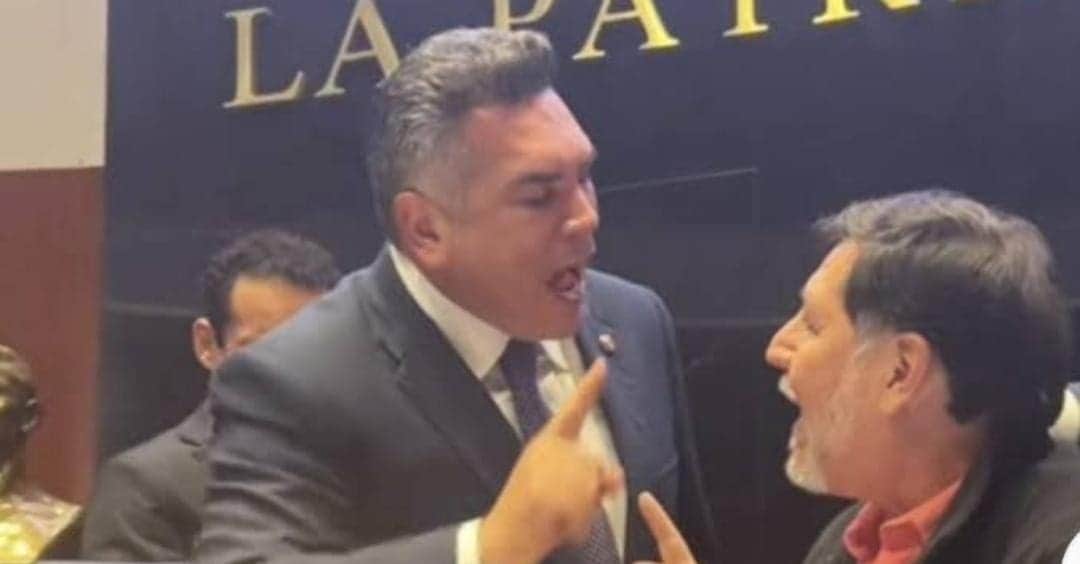 Video: Fernández Noroña y "Alito" Moreno discuten en Senado; continúan pleito en redes sociales