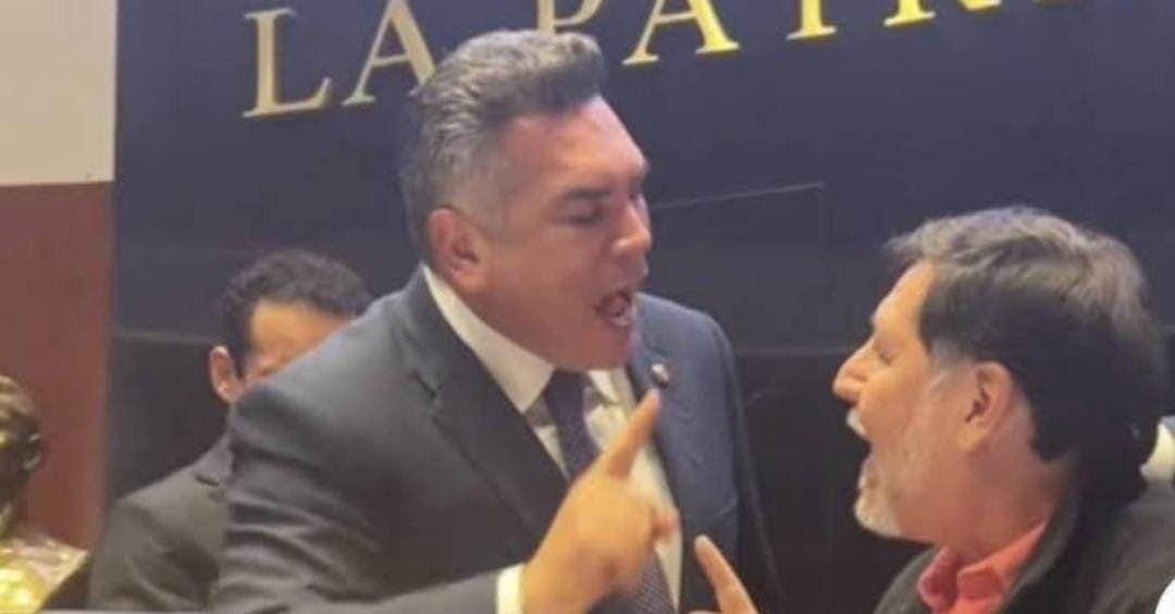 Video: Fernández Noroña y "Alito" Moreno discuten en Senado; continúan pleito en redes sociales