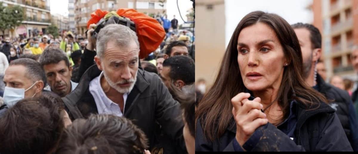 Video: Valencianos arrojan lodo a reyes de España; les gritan "asesinos" tras falta de ayuda por DANA