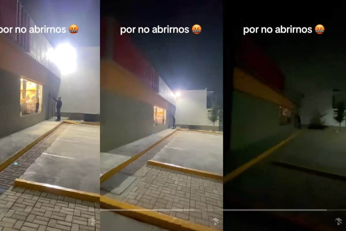 VIDEO: Jóvenes se vengan de Oxxo por no dejarlos entrar y dejan al local sin luz