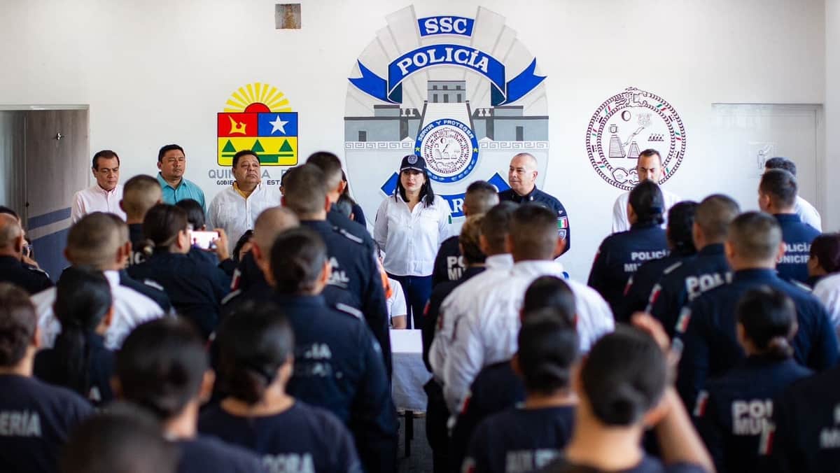 Mayor fortalecimiento de la policía para construir la paz en Solidaridad: Estefanía Mercado