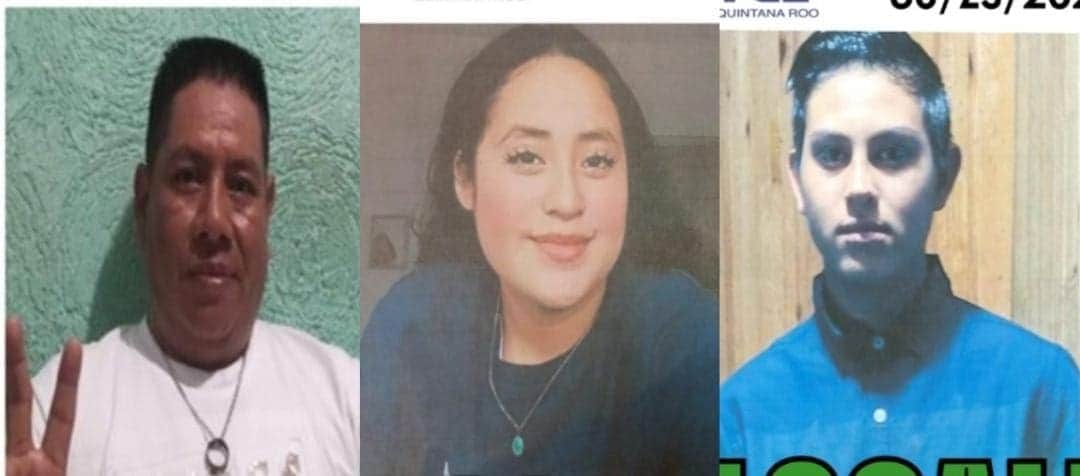 Ubican a cinco personas reportadas como desaparecidas en Quintana Roo, incluidos dos menores