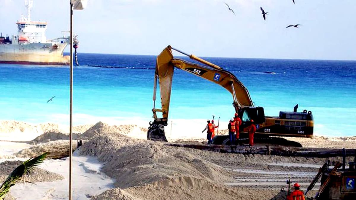 Demandan senadores frenar la extracción ilegal de arena en costas mexicanas
