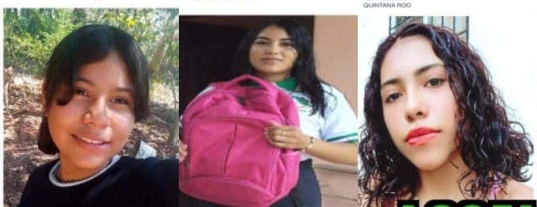 Desactivan fichas de búsqueda de tres menores, dos de Playa del Carmen y una de Cancún