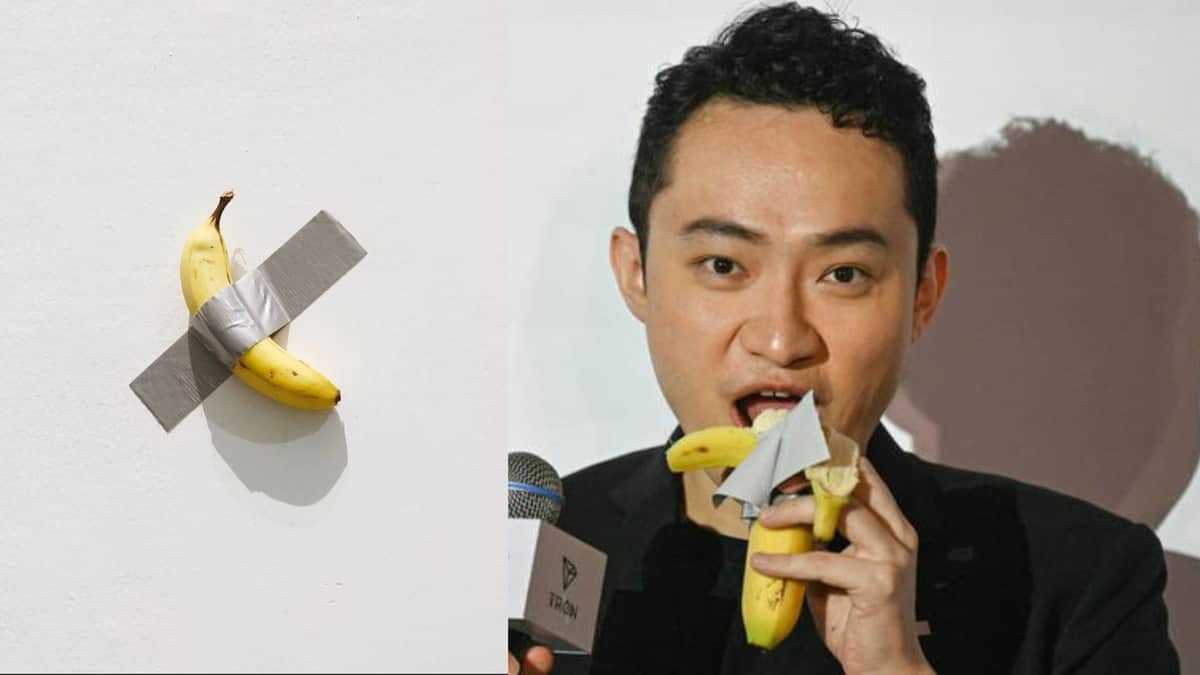 Empresario se come su propia obra de arte; la banana pegada a una pared valuada en 6.2 mdd