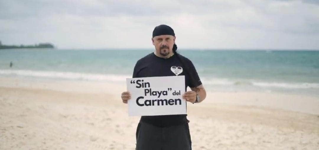 Video: Se acaba el paraíso; alertan activistas que Playa del Carmen se está quedando sin costa
